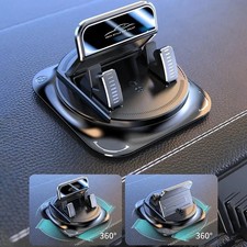 Car Phone Holder 360 Degree Rotation, Navigation Dashboard Mount Black1 Pc picture