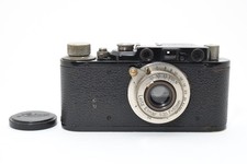 [MINT] Leica II Model D Rangefinder Camera Black Repainted/Elmar 5cm F3.5 JAPAN picture