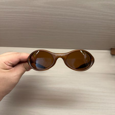 Retro Oakley Eye Jacket Brown Sunglasses Brown Frames Lightweighting picture