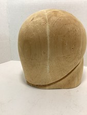 Antique Wooden Millinery Hat Block Form Mold picture