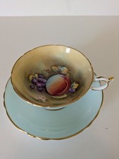 Paragon Royal Warrant Early 1960's Teacup & Saucer Rare Orchard Fruit Design picture