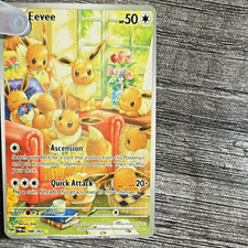 The Pokémon Company Eevee 188/167 SV06 Twilight Masquerade Illus Rare (Keychain) picture