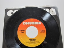 45 RECORD - SANTANA -  STORMY picture