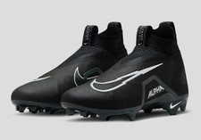 Nike Alpha Menace Elite 3 Football Cleats Men's 10.5 Black White CT6648-010 NWOB picture