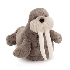 AUTHENTIC❗️NWT Jellycat LARGE Willie Walrus - RETIRED + EXTREMELY RARE picture