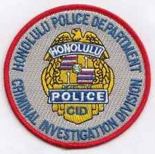 A808 DETECTIVE HONOLULU HPD POLICE HAWAII STATE SWAT SHERIFF PATCH FBI CID picture