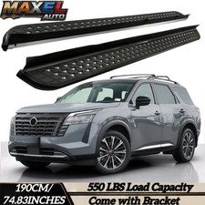 2PC Alu Running Boards Side Steps Pedal Fits for Nissan Pathfinder R53 2022-2026 picture