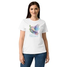 Christian Women’s Basic T-Shirt Christian Gifts for Women Christian Tee picture