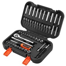 Uimoso 70-Piece Socket Tool Set for 1/4-Inch Drive Automotive Repairs picture