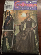 VTG Simplicity 4940 Renaissance Costume Gown Pattern ZZ 20-26 by Andrea Schewe picture
