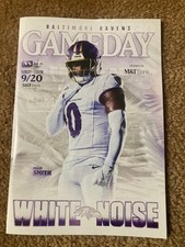 NEW ORLEANS SAINTS @ BALTIMORE RAVENS 9/20/26 GAMEDAY PROGRAM LAMAR JACKSON  picture