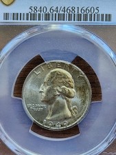 QUARTER 1949-D PCGS MS-64 TONED picture