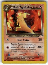 Dark Typhlosion 10/105 Holo Rare Neo Destiny Pokemon Heavily Played picture
