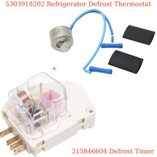 215846604 Defrost Timer + 5303918202 Refrigerator Defrost Thermostat picture