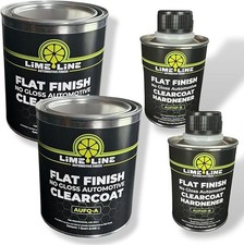LiME LiNE Automotive Flat 2k Clearcoat + hardener - Double Pack picture
