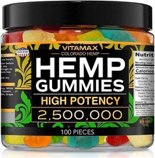 Natural Gummies for Stress Relief - Great for Pain, Insomnia & Anxiety  -100ct picture