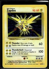 Pokemon Zapdos EN Holofoil 16 Base Common picture