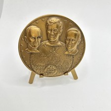 Apollo 16 Commerative Commemorative Medallion In Original Box picture