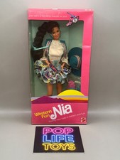 Vintage 1989 Mattel Barbie “Western Fun Nia” #9933 *NRFB* picture