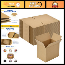 30 Pack Small 6x4x4 Corrugated Shipping Boxes for Packing, Mailing & Moving picture