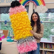 Giant Pencil Classroom Decoration Large 4.1Ft Back to School Party Decoration Ju picture