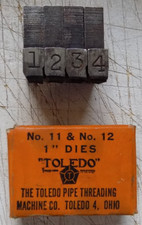 TOLEDO Pipe Threading  No 11 & No 12 1