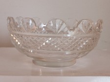 Vintage Waterford Crystal Centerpiece Bowl 6 inch Master Cutter 1945-1955 picture
