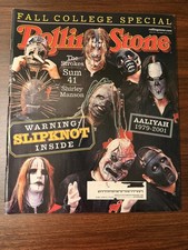 SLIPKNOT ALLIYAH Rolling Stone Mag Issue #879 Oct 11 2001 picture