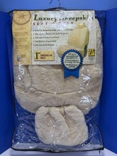Vintage Luxury Sheepskin Seat Cover NIP picture