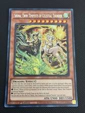 Shiina, Twin Tempests of Celestial Thunder BPRO-EN027 1st Edition Secret Rare NM picture