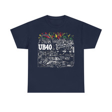UB40 Band Navy Cotton Shirt All size S-5XL L1096 picture