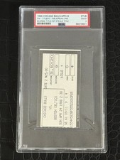 1988 Bulls ticket Jordan’s Greatest Season 2nd SCORING/1st STEALS TITLE POP 3 picture