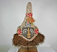 Kuba King Moshambwooy Elephant Helmet Mask African Congo 20th Century 25X20X20 picture