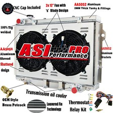 4ROW Radiator Shroud Fan For 1990-98 Toyota Landcruiser HDJ80 HZJ80 FZJ80 picture