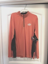 Colosseum Oklahoma State Mens 1/4 zip shirt picture