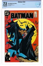 Batman #423 1st Printing CBCS 7.5 1988 22-0B18EE0-004 picture