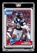 2025 Trinidad Chambliss Future Stars Rookie Card Top Performer Ole Miss Rebels picture