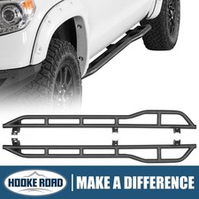 Hooke Road Steel Pair Tube Slider Rocker Guards Fit Tundra 2007-2021 Crewmax picture
