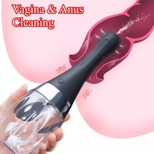 Automatic Enema Bulb Anal Vaginal Cleaner Tool Silicone Douche Cleaner Enema Kit picture
