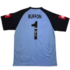 Autographed/Signed Gianluigi Buffon Juventus Blue Jersey Beckett BAS COA picture