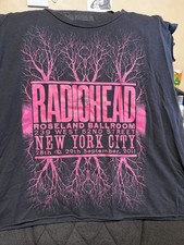 Radiohead Vintage T Shirt XL Roseland Ballroom NYC Sept 2011 picture