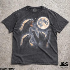 Funny Honey Badger Moon Animal Wildlife Comfort Tee picture