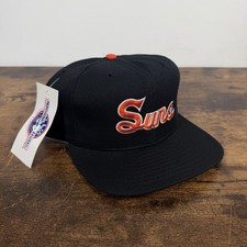 Vtg 90’s Hagerstown Suns Script New Era Wool Snapback Hat | NWT USA Very Rare picture
