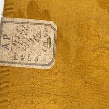 52X54  Bianchini-Ferier Archive 1900- 1920's gold damask Fabric French from picture