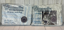 VTG Zandra Rhodes Zandra's Trellis Designer Double Fitted Fitted Sheet Wamsutta picture
