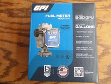 GPI M30-G8N Fuel Meter 5-30 GPM U S  165100-01 Nib picture
