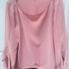 Lafayette 148 New York blouse in women’s size XXL in soft dusty rose/mauve pink picture