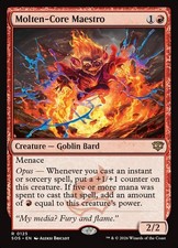 MTG Magic the Gathering Molten-Core Maestro (125/444) Secrets of Strixhaven LP picture