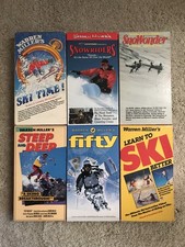 Lot Of (6) Warren Miller Skiing VHS: Snowriders, SnoWonder, Steep and Deep ++ picture