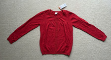 NWT Gymboree Red Lightweight Cardigan Sweater Size Kids L(10-12) picture
